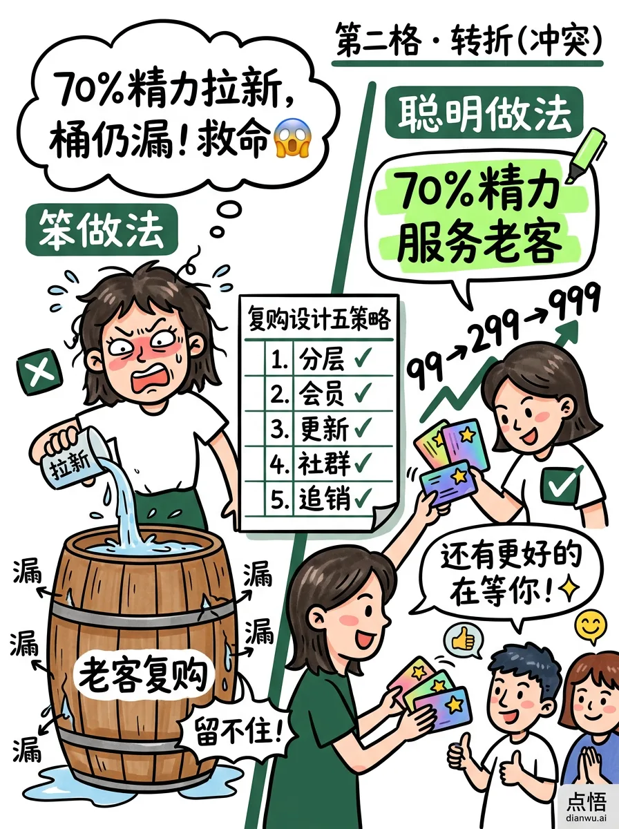 复购设计五策略 · 第 2 张
